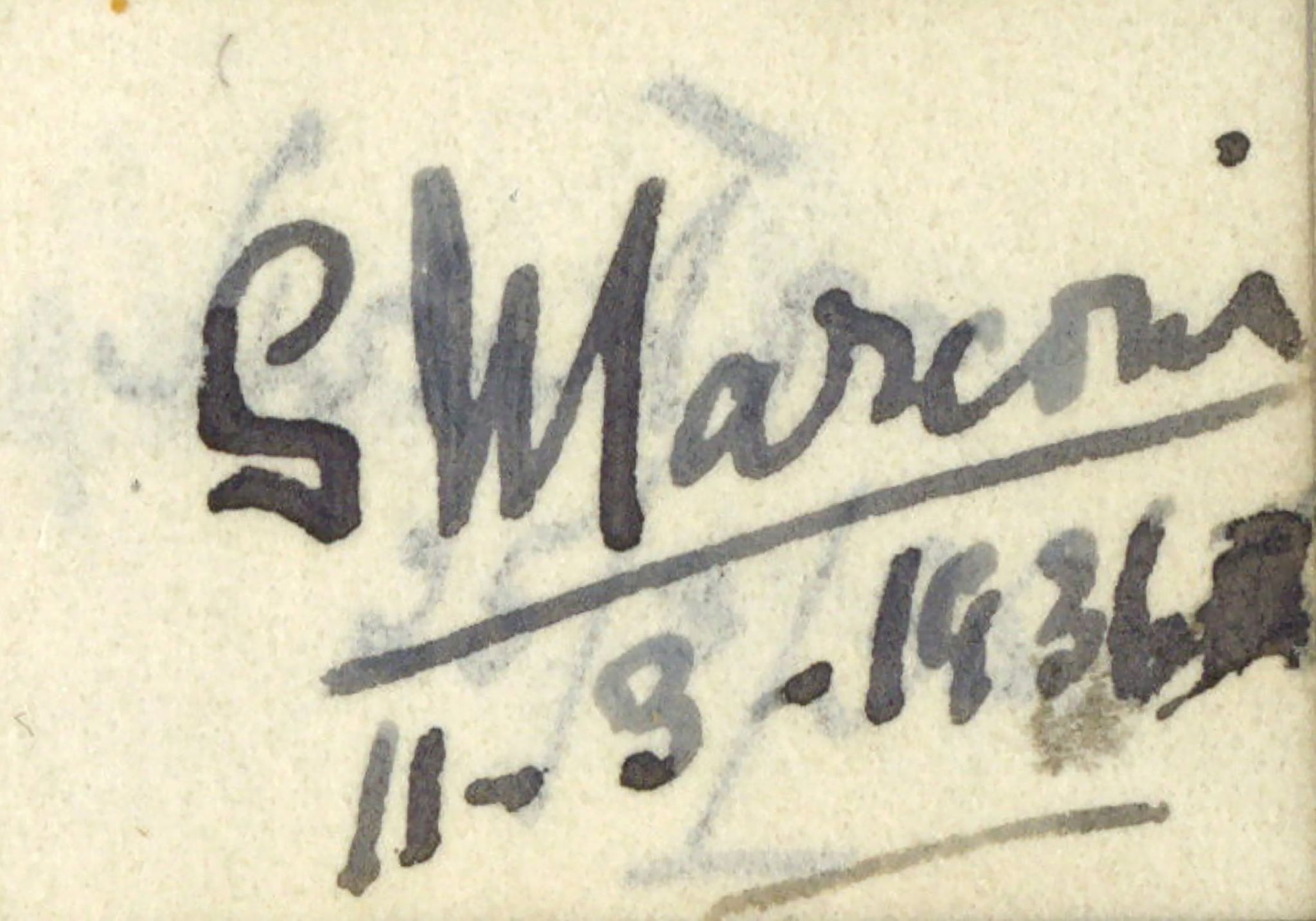 MINIATURE AUTOGRAPH BOOK - CHURCHILL, CHAMBERLAIN - Autograph book containing the signatures of - Image 3 of 4