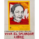 **FEMINISM - WOMEN AGAINST IMPERIALISM - Collection of handmade posters used in political