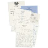 COLLECTION OF LETTERS - INCL. DIANA MOSLEY - Collection of autographed letters and cards from