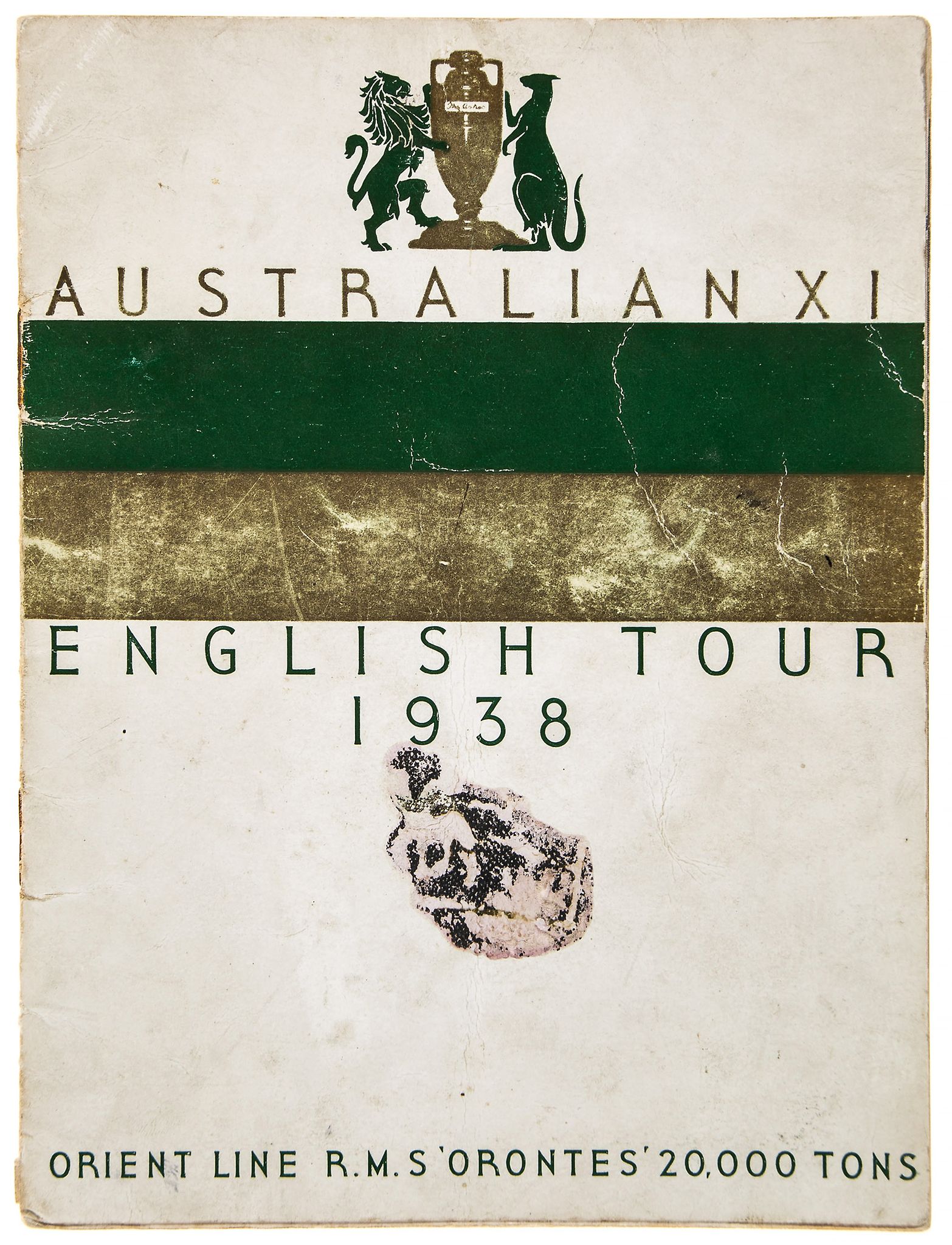 AUSTRALIAN CRICKET - ENGLISH TOUR 1938 - A 1938 'Australian XI English Tour' cricket brochure A 1938 - Image 2 of 3