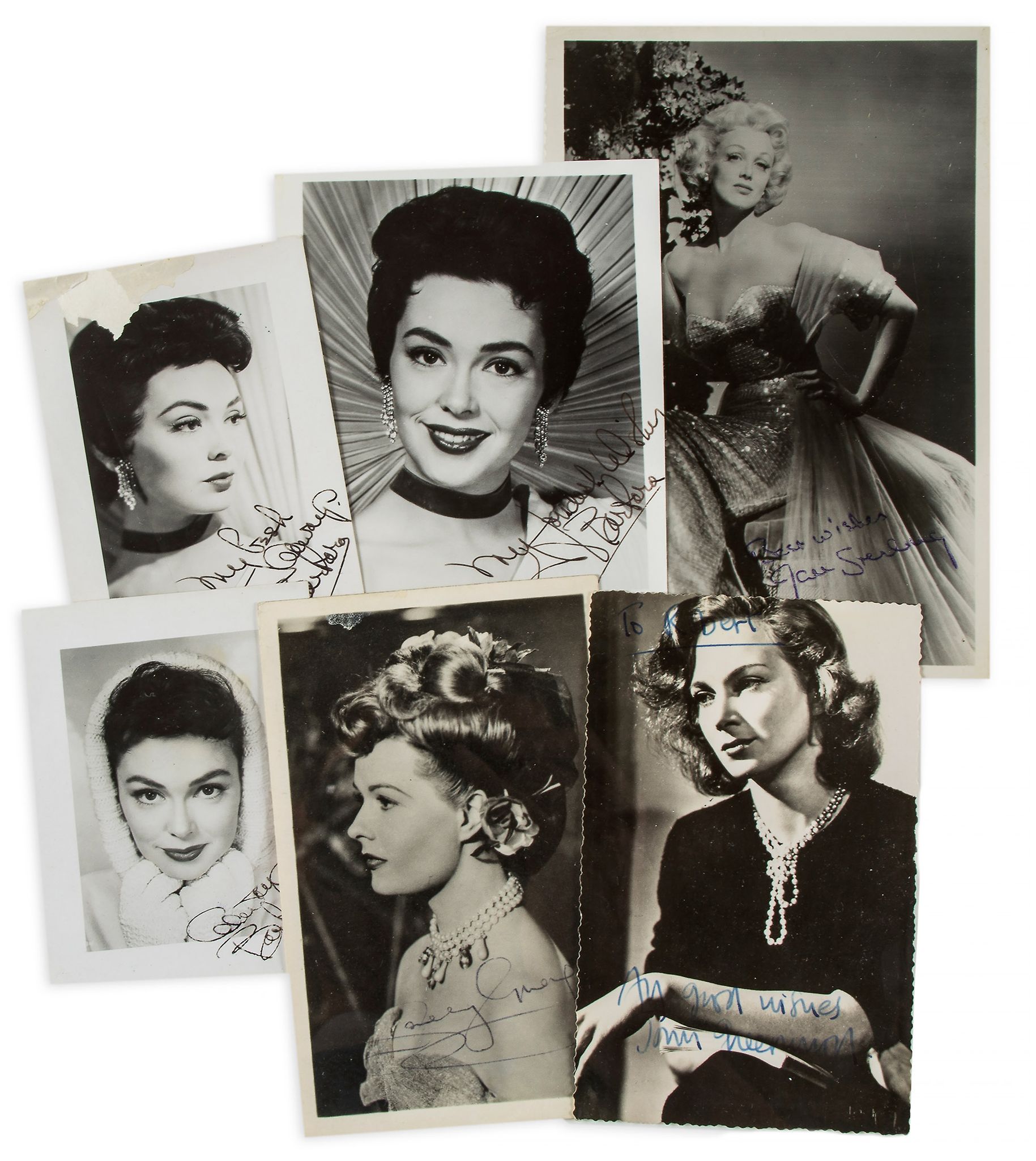 CLASSIC HOLLYWOOD - Collection of signed photographs, postcards Collection of signed photographs, - Image 3 of 3