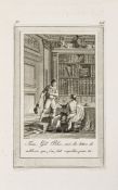 Lesage (Alain René) - Histoire de Gil Blas de Santillane, 4 vol., half titles, 100 engraved plates