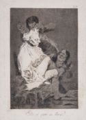 Goya y Lucientes (Francisco Jose de) - Isele quema la Casa; Si quebro el Cantaro; Esto si que es