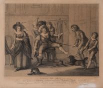 Bunbury (Henry) After. - Helena in the Dress of a Pilgrim; Tameing the Shrew, 2 plates from the