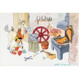 [Disney (Walt) Studios] - 1001 Dalmations,  depicting a couple at a piano, surrounded by a large