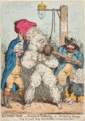 Gillray (James) - Retribution, _ Tarring & Feathering, _or_ The Patriots Revenge, satirising the