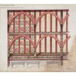 C.E. Kempe & Co Ltd: - Original suggested design for decoration of Chancel Roof, Sandringham Church,