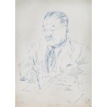 Beaton (Cecil) - Portrait of Dr H.H. Kung, wartime portrait of the minister of finance of the