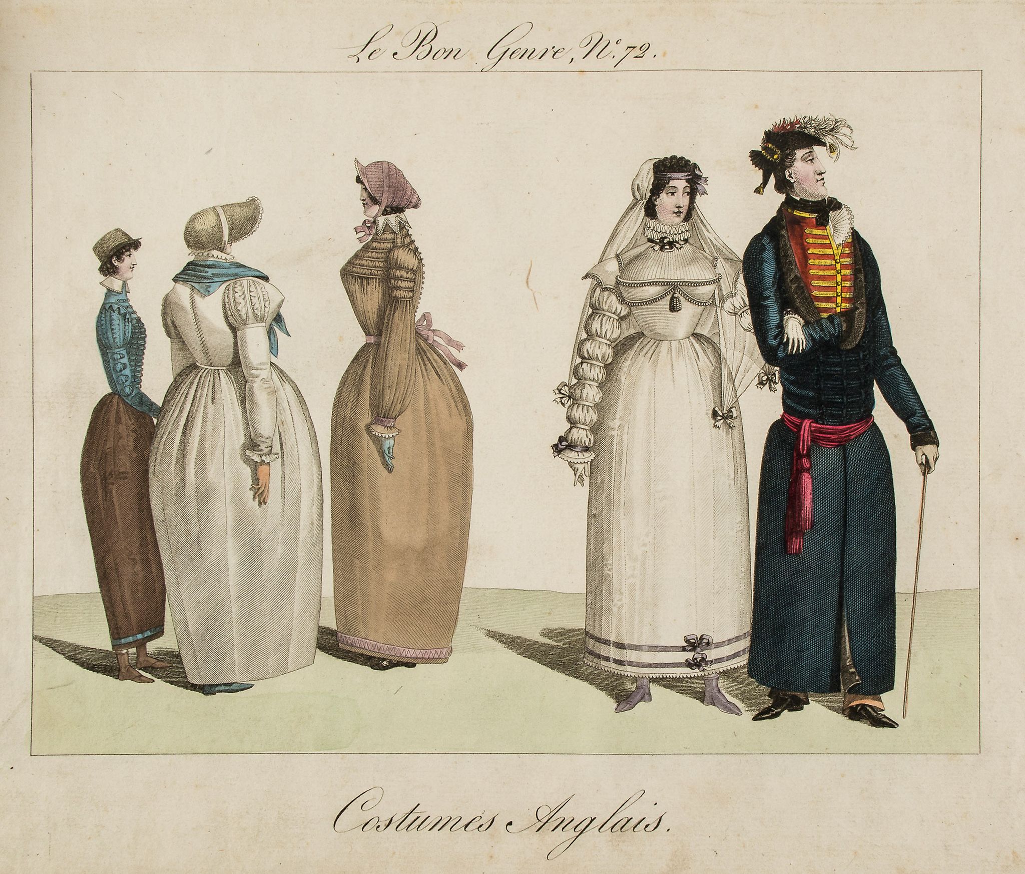Godefroy (Adrien Pierre François) and others. - A bound group of caricatures of English fashion in - Image 3 of 3