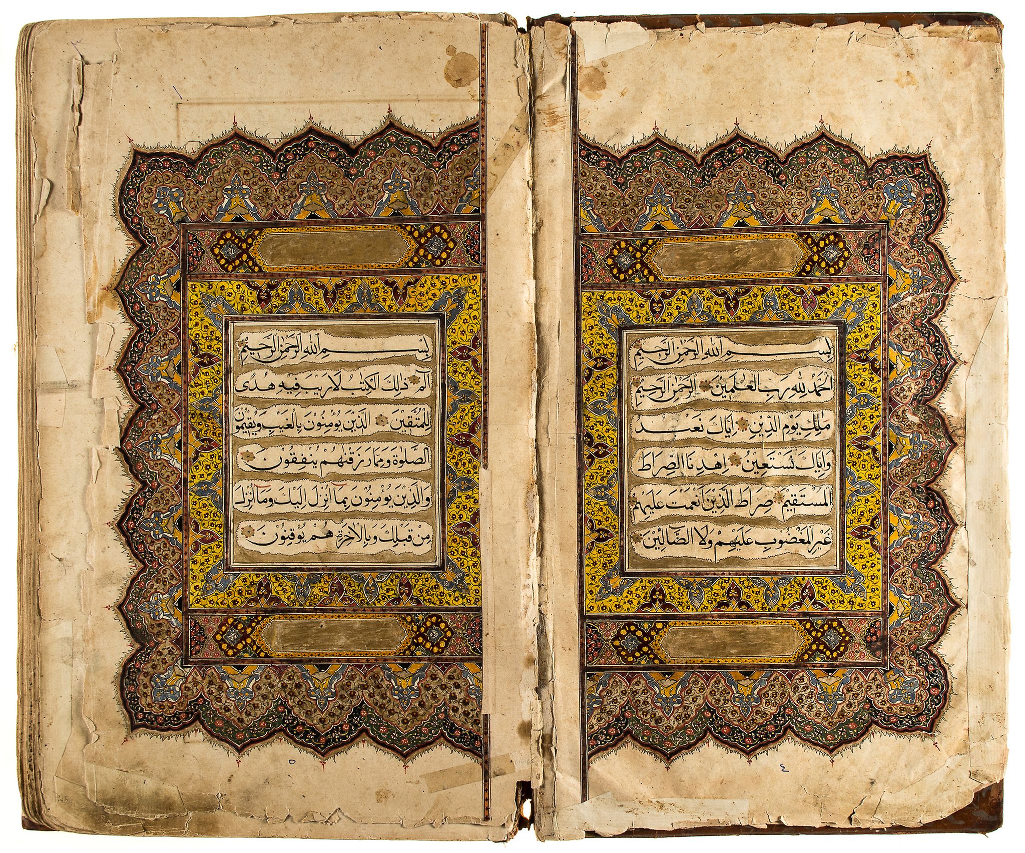 Yemen.- - [Large 18th cent. Qur'an],  Al-Hussaini (Seyí Ismail bin Seyí Muhammed,  calligrapher  )