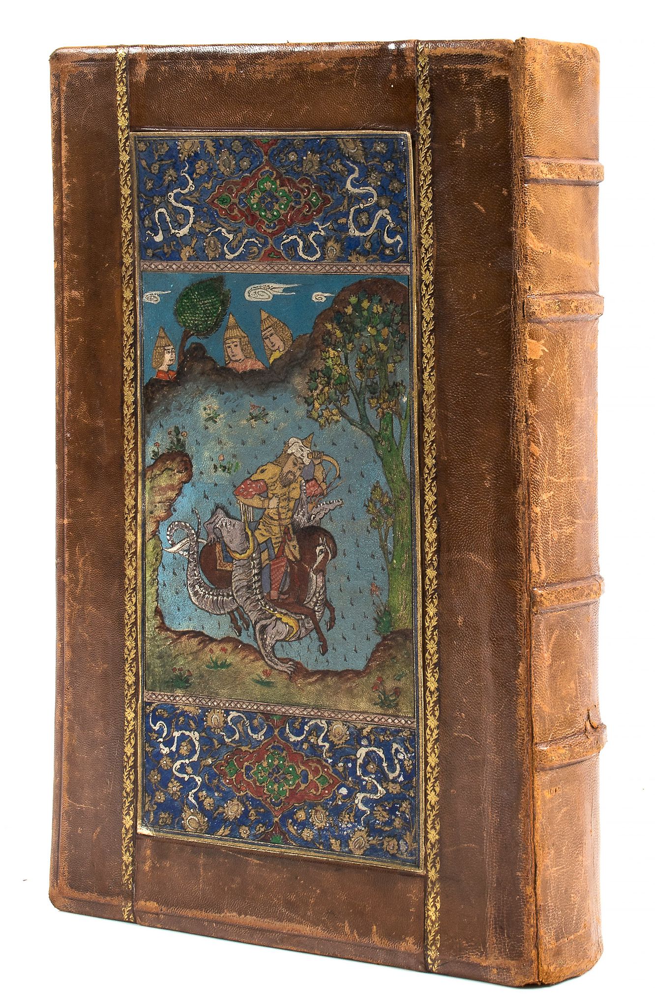 Ferdowsi (Abdu'l-Qasim) - [Shahnameh (The Book of Kings)],  380ff Persian manuscript in black - Image 2 of 4