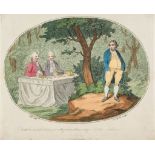 Gillray (James) - The Soliloquy; Aside he turn'd for Envy, both referring to Fox's exclusion from