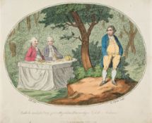 Gillray (James) - The Soliloquy; Aside he turn'd for Envy, both referring to Fox's exclusion from