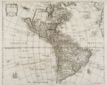 America.- Seile (Henri) - Americæ Nova descriptio,  engraved map by Robert Vaughan, 345 x 420mm.,