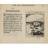 Visscher (Roemer) - Sinnepoppen,  first edition ,  title with woodcut vignette depicting 2 jugs