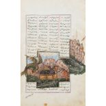 Ferdowsi (Abdu'l-Qasim) - [Shahnameh (The Book of Kings)],  380ff Persian manuscript in black