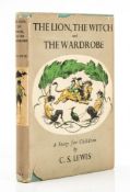 Lewis (C.S.) - The Lion, the Witch and the Wardrobe,  first edition,   colour frontispiece and plain