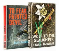 Rendell (Ruth) - Wolf to the Slaughter,  jacket spine ends and corners chipped, some light