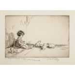 -. Soper (George) - A group of 6 etchings dedicated to his close friend, the architect Dr Charles