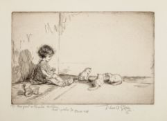 -. Soper (George) - A group of 6 etchings dedicated to his close friend, the architect Dr Charles