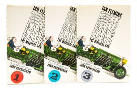 Fleming (Ian) - Chitty Chitty Bang Bang, The Magical Car, 3 vol.,   first editions   ,