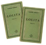 Nabokov (Vladimir) - Lolita, 2 vol.,   first edition  ,   first issue with covers priced at 900F but