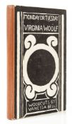 Woolf (Virginia) - Monday or Tuesday,  first edition  ,   4 full-page woodcuts by Vanessa Bell (some