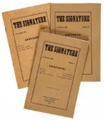 Lawrence (D.H.) - The Signature, nos. 1-3 (all published),   contributions by D.H. Lawrence,