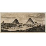 Egypt.- - A collection of plates and maps, comprising one 18th century engraved map,   Aegyptus