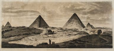 Egypt.- - A collection of plates and maps, comprising one 18th century engraved map,   Aegyptus