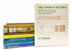 Martin (Geoffrey Thorndike) - The Royal Tomb at El-'Amarna, 2 vol., 1974-89; The Tomb of Hetepka,