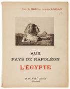 de Metz (Jean) & Georges Legrain. - Aux Pays de Napoléon: L'Égypte , photogravure and