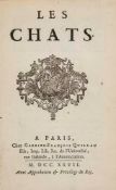 [Moncrif (François Augustin Paradis de)] - Les Chats, first edition , 9 etched plates engraved by