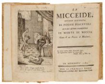 Micceide (La), ovvero raccolta di poesie piacevoli di vari autori Piemontesi in morte di Miccia