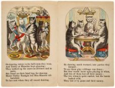 Cat's Party (The), by Tom Mouser, Esq., 8 hand-coloured illustrations, original pictorial