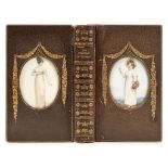 Cosway-Style Binding.- - Thespian Dictionary (The) or Dramatic Biography,  engraved portraits,