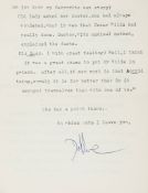 Du Maurier -  23 Typed Letters signed, 1 Autograph Letter signed & 2 Christmas...  ( Dame   Daphne,