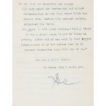 Du Maurier -  23 Typed Letters signed, 1 Autograph Letter signed & 2 Christmas...  ( Dame   Daphne,