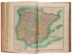 Cary (John) - New Universal Atlas, engraved title and 55 double or folding map sheets, numbered 1 to