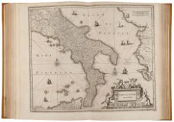Jansson (Jan) - [Atlas Novus: Italy, Greece and Russia], single vol. lacking title, 78 maps