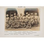 Regimental History [31st Punjabis],  8 mounted silver gelatine-print photographic plates, original
