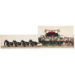 Alken (Henry) and George Augustus Sala. - [An Elaborate Panoramic View of the Funeral Procession