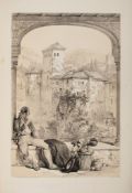 Vivian (George) - Spanish Scenery,  lithographed throughout comprising tinted pictorial title,