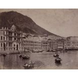 Photographer unknown - Victoria Harbour, Hong Kong; Pedder Street, Hong Kong, ca.1880 Two albumen