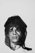 David Bailey (b.1938) - Mick Jagger, 1974 Gelatin silver print, printed 1980s, dated in pencil in