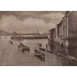 Frank Meadow Sutcliffe (1853-1941) - Harbour Tranquility, Whitby, ca.1885 Carbon print, titled in