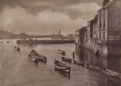 Frank Meadow Sutcliffe (1853-1941) - Harbour Tranquility, Whitby, ca.1885 Carbon print, titled in