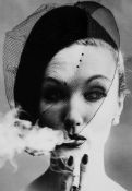 William Klein (b.1928) - Smoke + Veil, Paris (Vogue), 1958 Gelatin silver print, printed later,