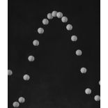 Dr Harold Edgerton (1903-1990) - Golf Balls, 1951 Ferrotyped gelatin silver print, annotated in