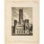 Storer (James) - A Description of Fonthill Abbey, Wiltshire,  large paper copy  ,   8 mounted